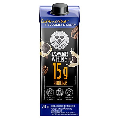 3 Corações Power Whey: +Proteína e Sabor!