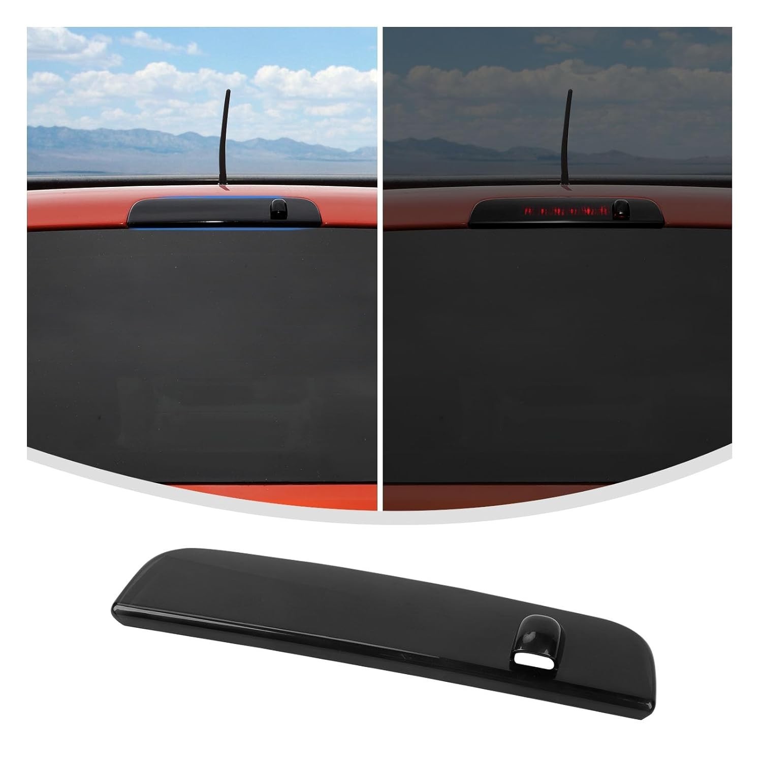 Linskip 3ª Luz de Freio Smoke Dark para Dodge Nitro e Jeep Liberty 2007-2012 - Visual Agressivo e Durabilidade