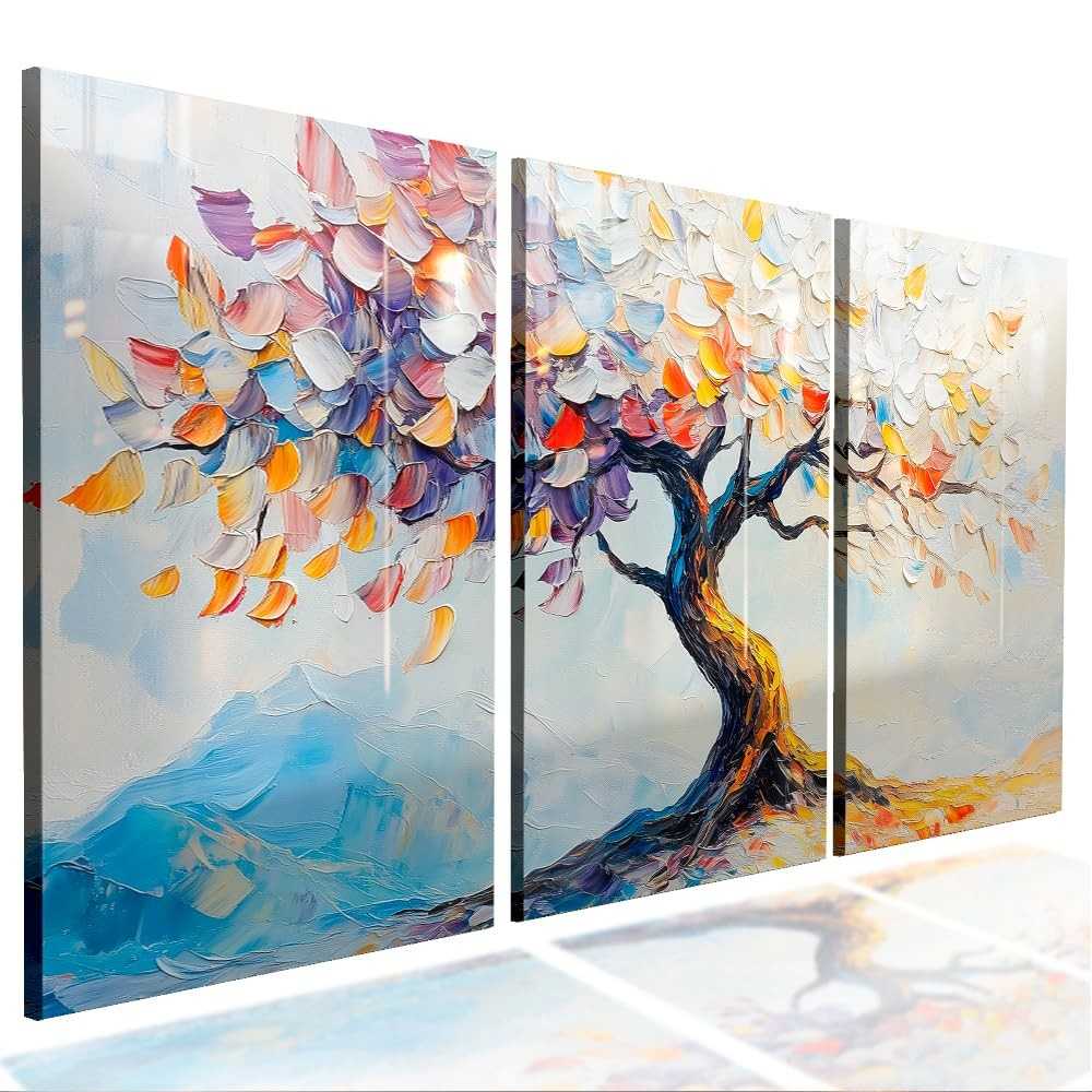 Kit 3 Quadros Decorativos Borboleta Gold Blue 60x40cm - Design Premium para Sala e Quarto