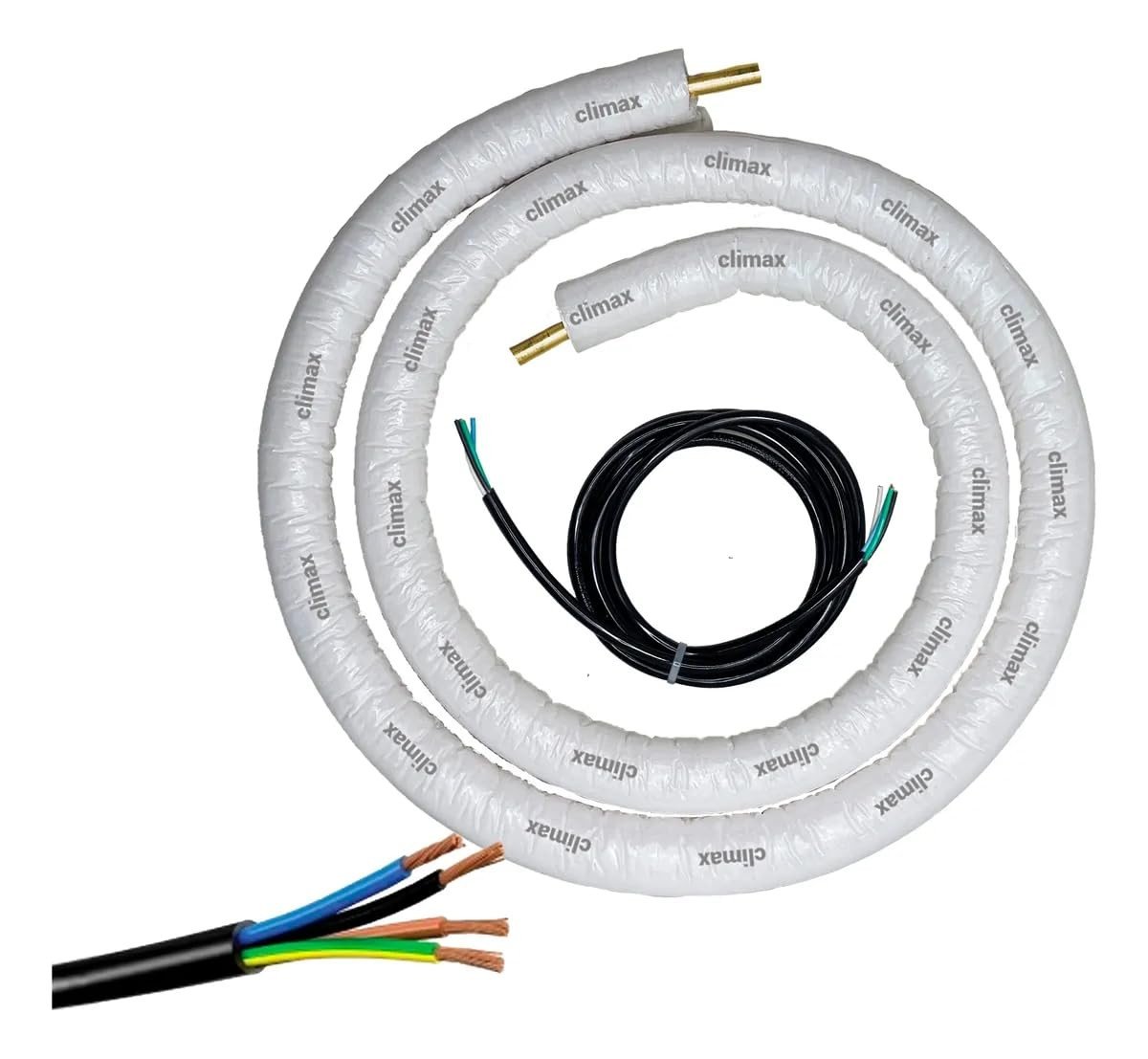 Tubulação Infra 1/4 x 3/8 com Cabo PP 4 Vias 1.5mm² - 3 Metros | Instalação Rápida e Segura