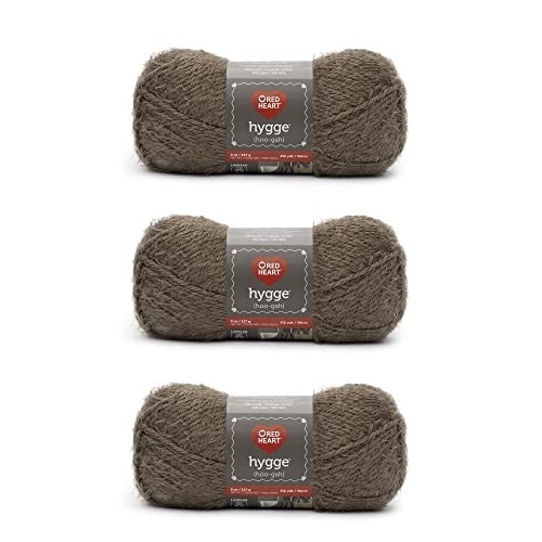 Red Heart Fio Hygge para latte, 3 unidades