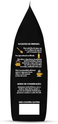 3 Corações Café Torrado e Moído Premium Forza Intensidade Máxima, 500g