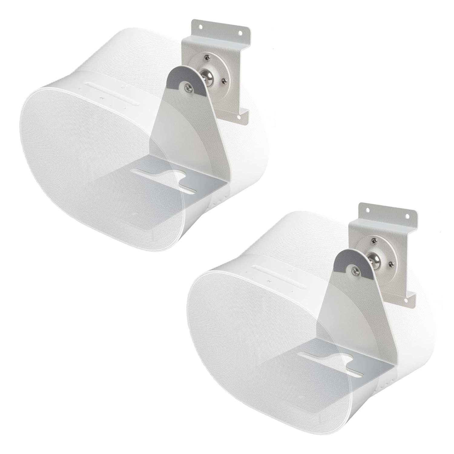 Suporte de Parede Shinar para Sonos Era 300: Rotação 360°, Inclinação Ajustável e Design Premium (2 Unidades, Branco)