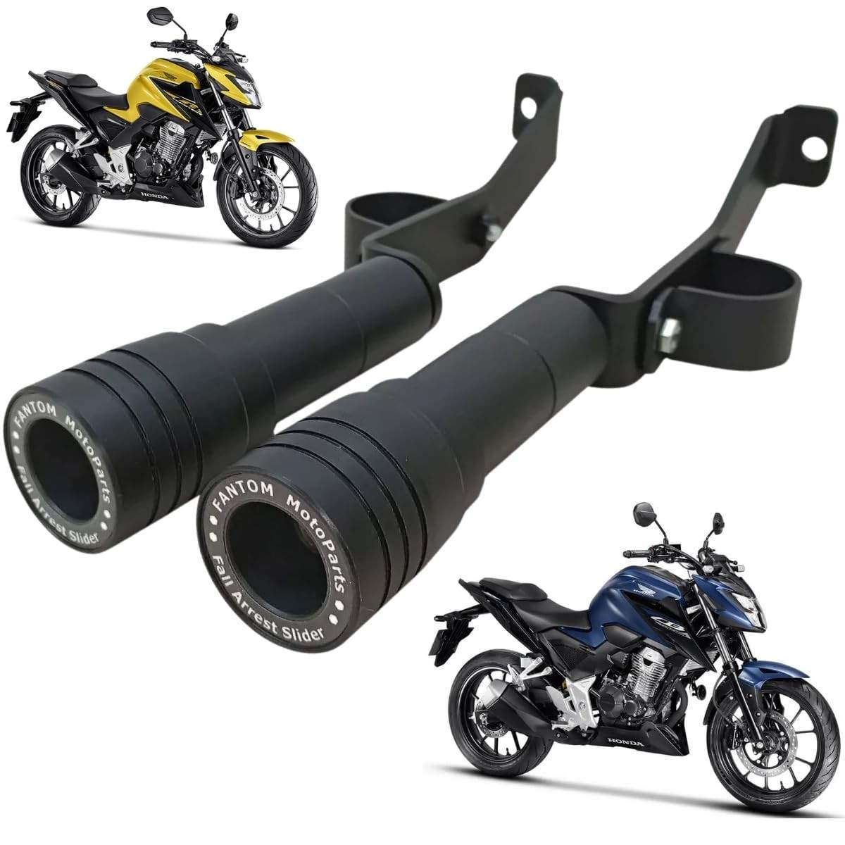 Protetor de Motor Slider Dianteiro HONDA CB 300F TWISTER 2023+ | Segurança e Estilo