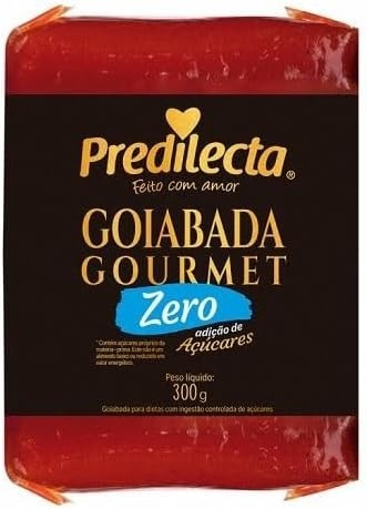 Predilecta Goiabada Gourmet Zero, Sem Adição de Açúcar, 300g