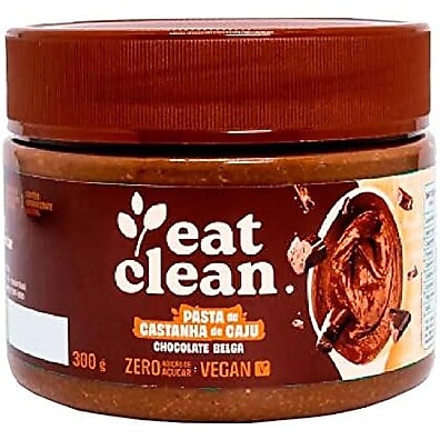 Pasta Caju Chocolate Belga Eat Clean 300g