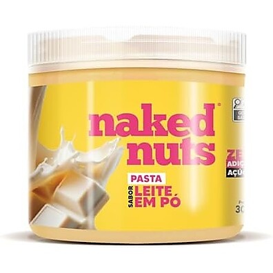 Naked Nuts: Pasta Cremosa de Nuts com Leite em Pó 300g