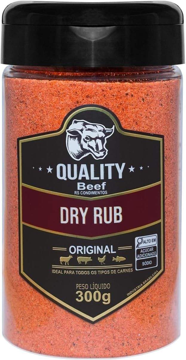Quality Beef Tempero Sal de Parrilla Dry Rub 300g