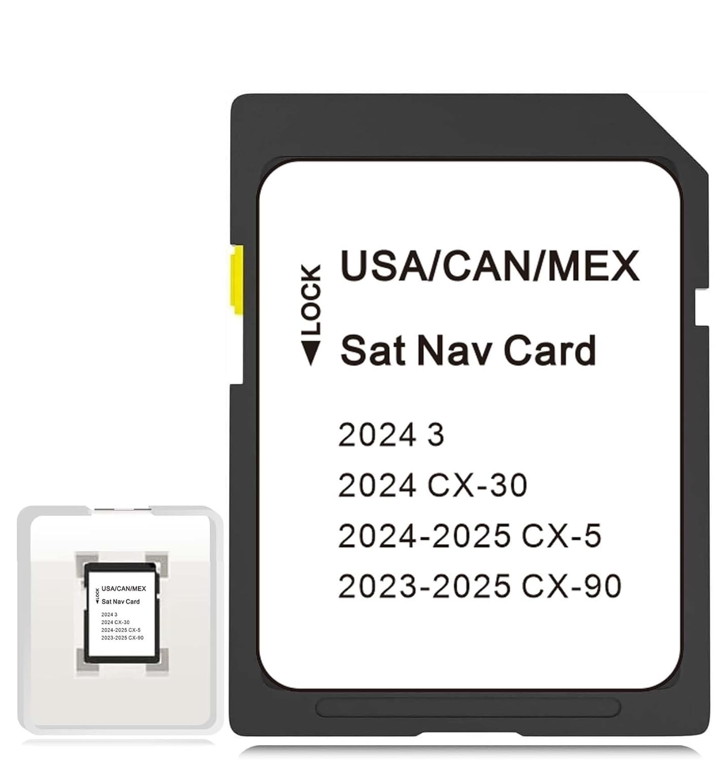 Atualização Mapa GPS Mazda CX-5, CX-90, CX-30/3 2023-2025 (EUA/CAN/MEX) - Cartão SD KMV666EZ1B