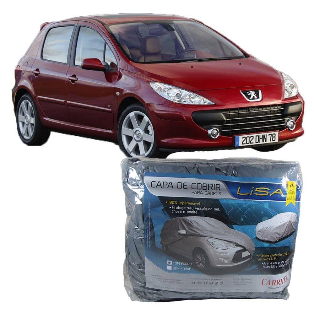 Capa Protetora Peugeot 307 Forrada e Impermeável: Proteção Premium para Seu Carro