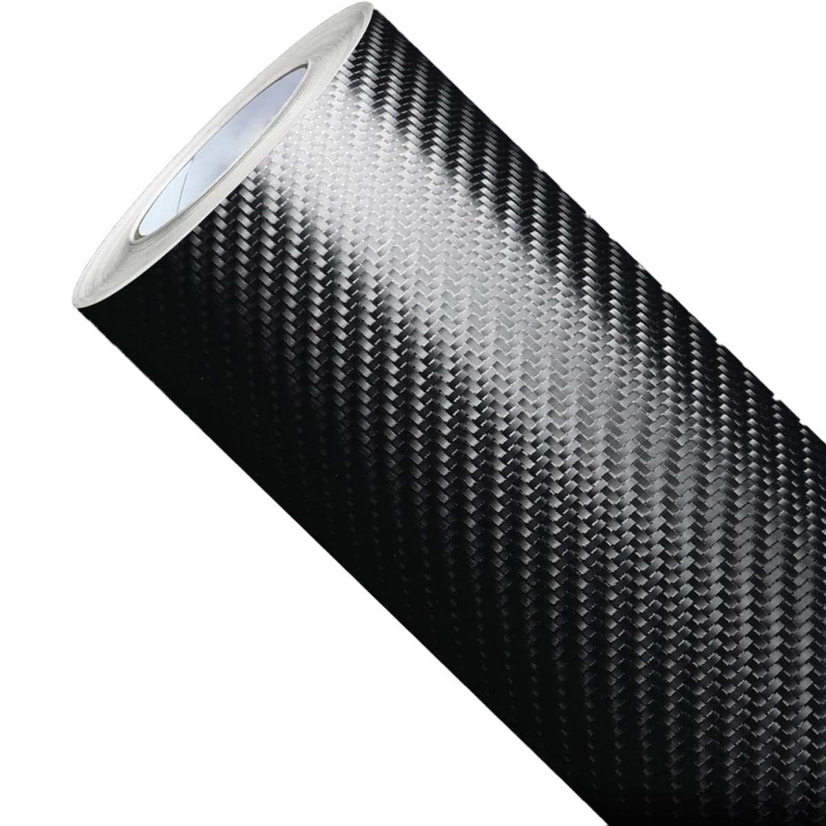 Adesivo Fibra de Carbono 4D Preto 1,50m x 30cm: Envelopamento Automotivo Premium
