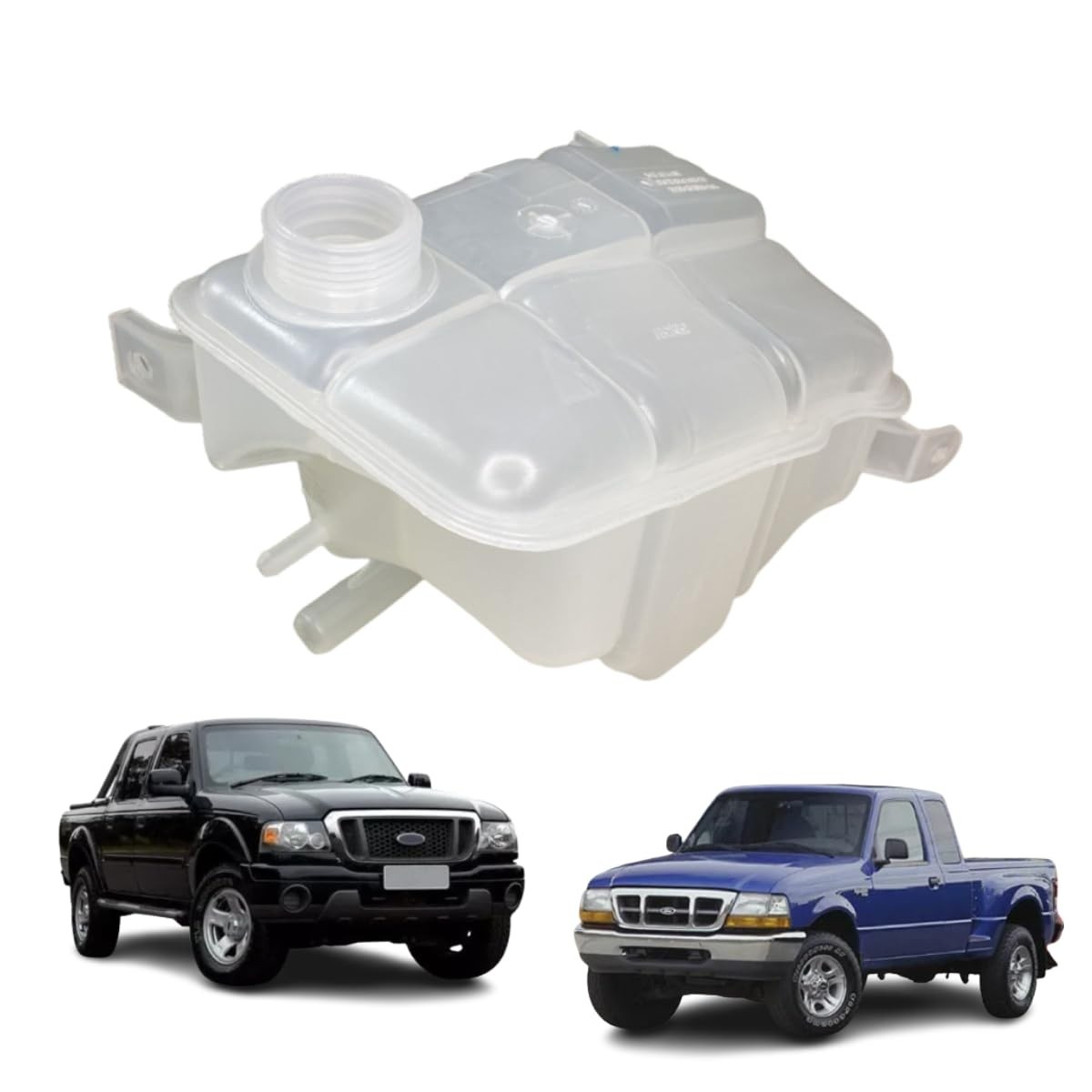 Reservatório de Água Radiador Ranger 2.5L, 2.8L, 3.0L - Cód. 5L558A080AA