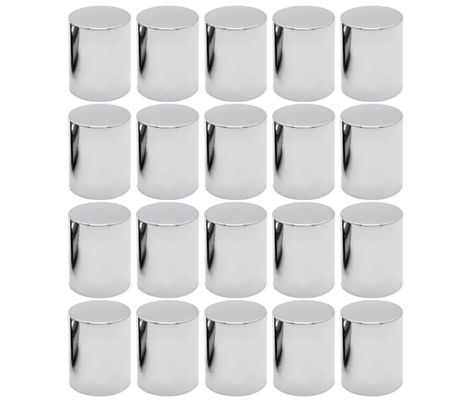 Kit 20 Capas Porca Boliviana Cromada para Caminhão - Segurança e Estilo 3/4 27mm