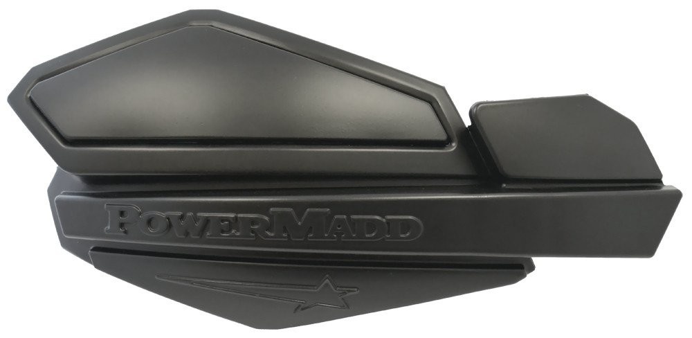 Protetor de Mão PowerMadd 34233 Black Star Series: Proteção e Estilo para Sua Moto