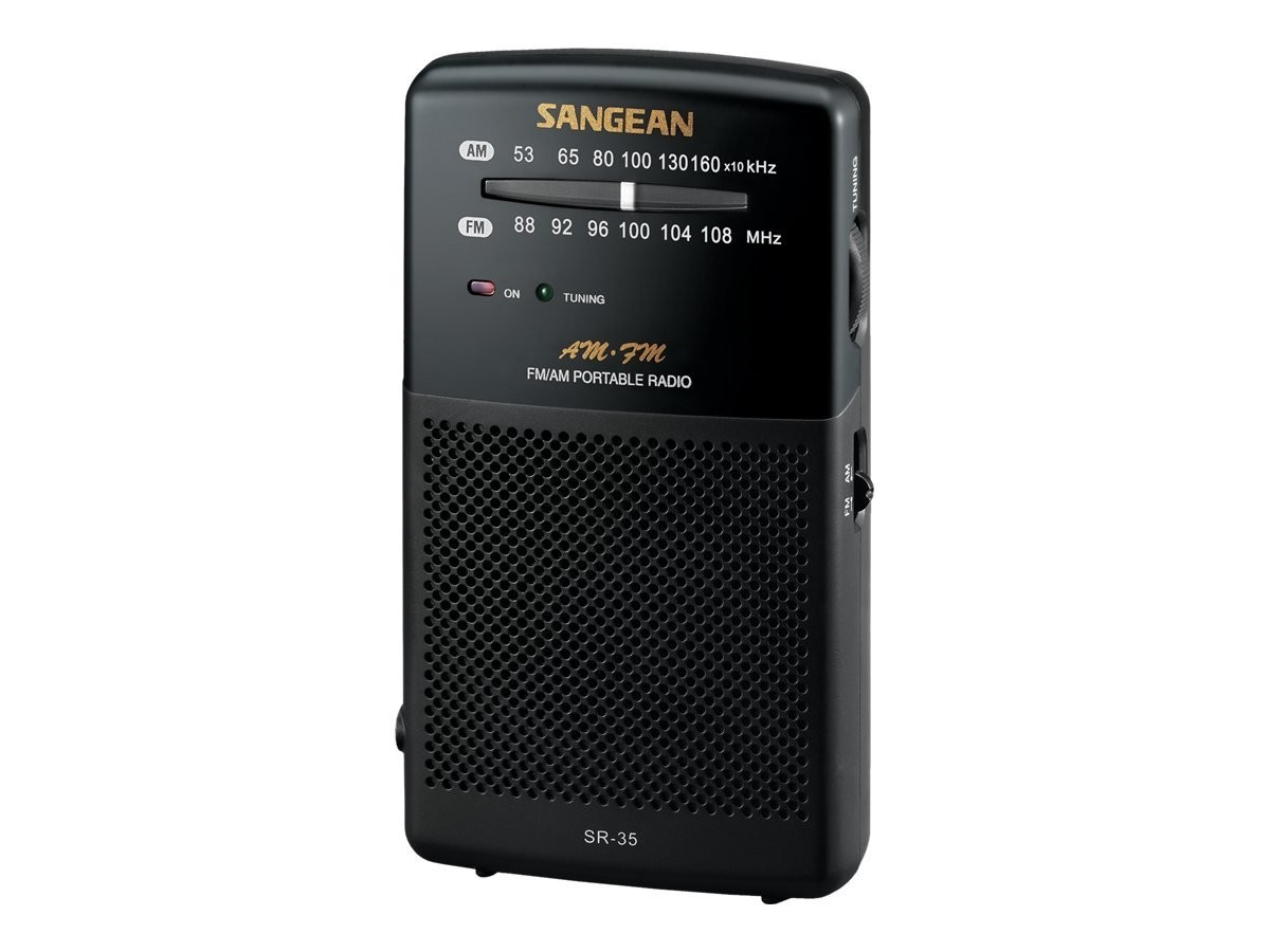 Rádio Portátil Sangean SR-35 AM/FM: Som Clássico Onde Você Estiver
