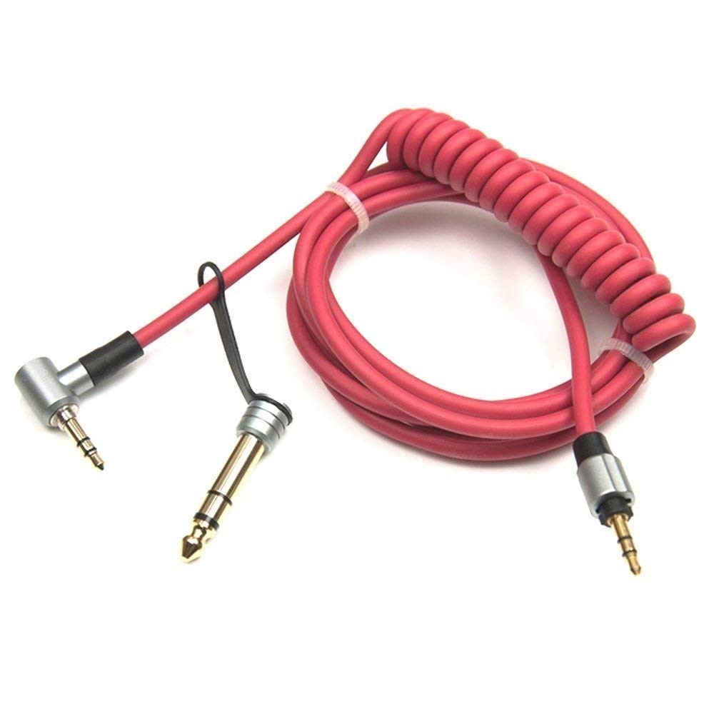 Cabo de Áudio 3.5mm/6.5mm para Monster Beats Pro, Detox, Studio - Som Imersivo