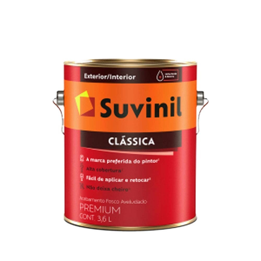 Tinta Suvinil para parede latex PVA classica 3,6L - Areia - 53362823