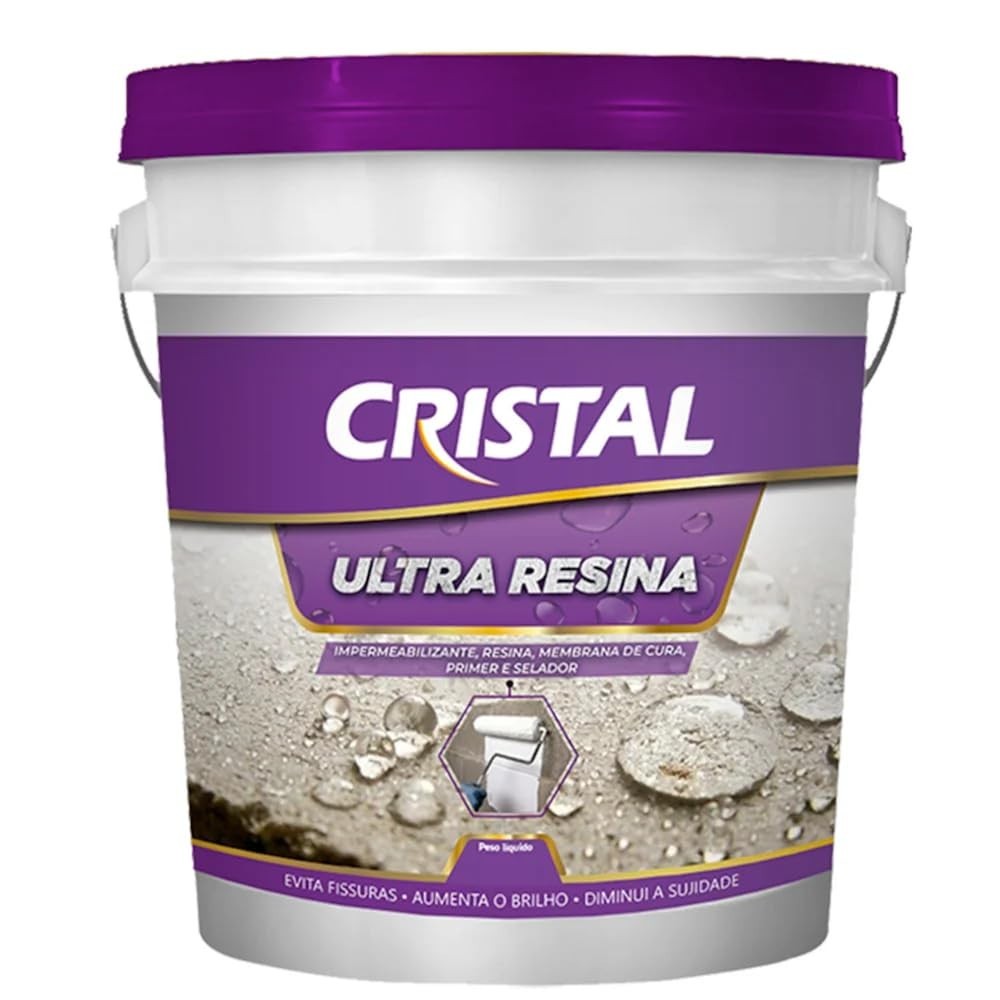 Ultra Resina Impermeabilizante Cristalina: Acabamento Brilhante e Proteção Duradoura 3,6L