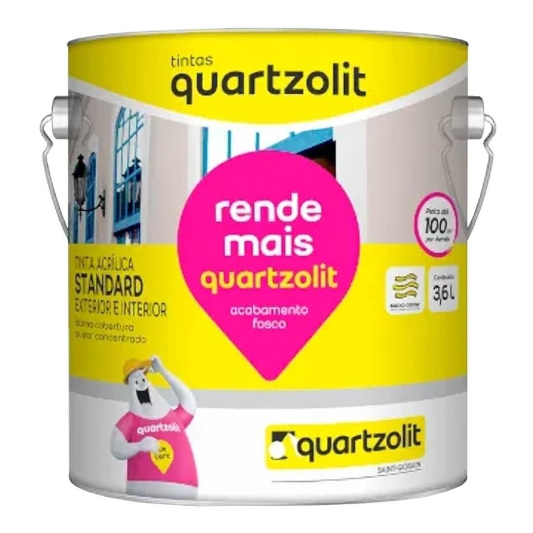 Kit Tinta Quartzolit Pérola 3,6L com Espátula: Acabamento Premium e Durabilidade Imbatível