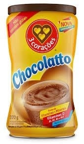 Três Corações Chocolatto, Achocolatado em Pó, 370g