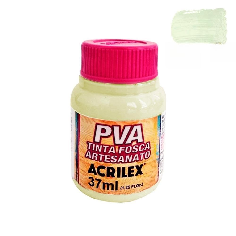 Tinta Acrilex Fosca PVA 37ml - Mineral - Ideal para Artesanato e Pintura Profissional
