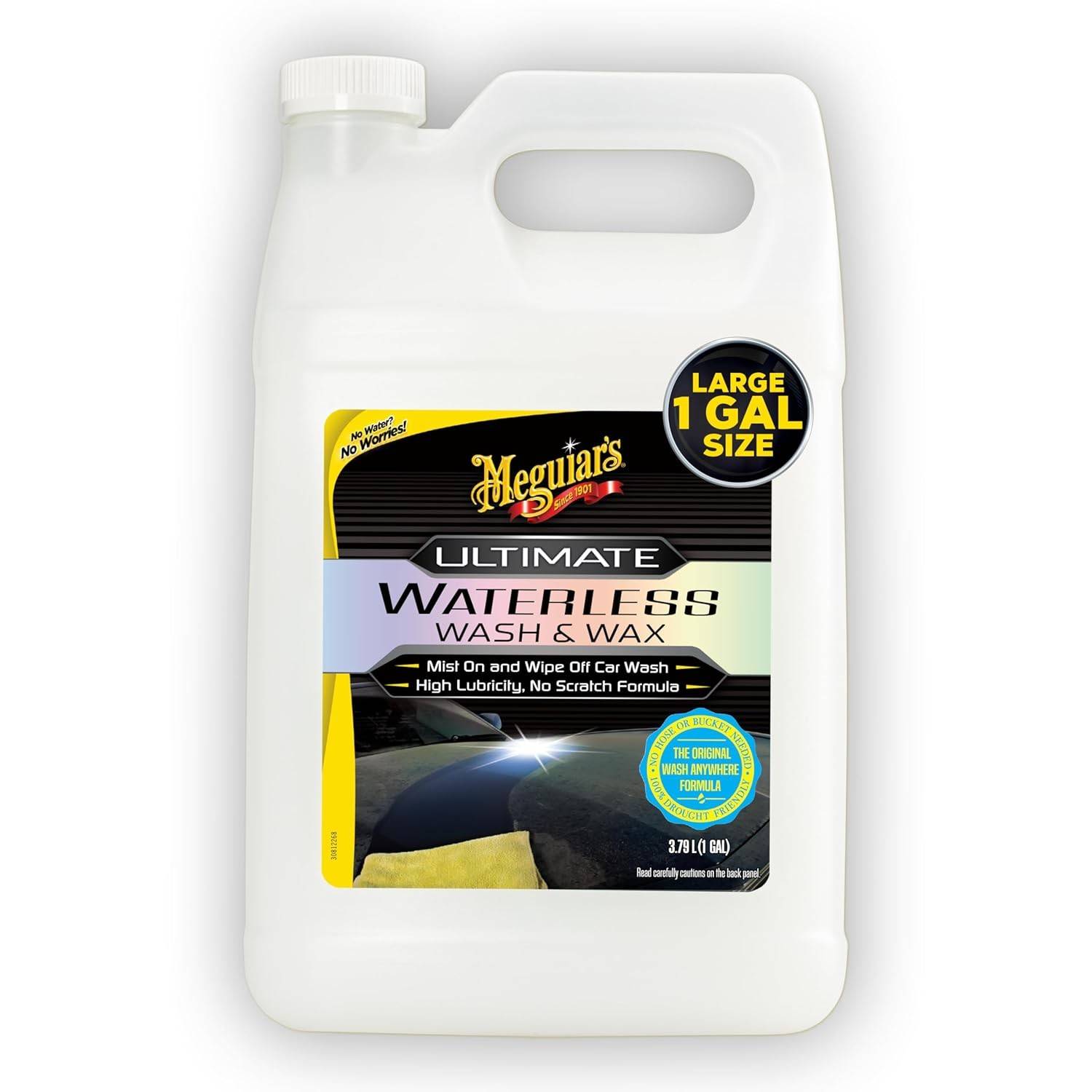 Meguiar's Ultimate Waterless Wash & Wax 3.8L: Limpeza e Brilho Sem Água!