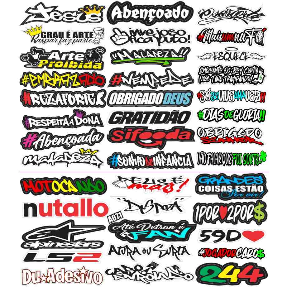 39 Adesivos Personalizados para Veículo – Expresse Seu Estilo na Estrada