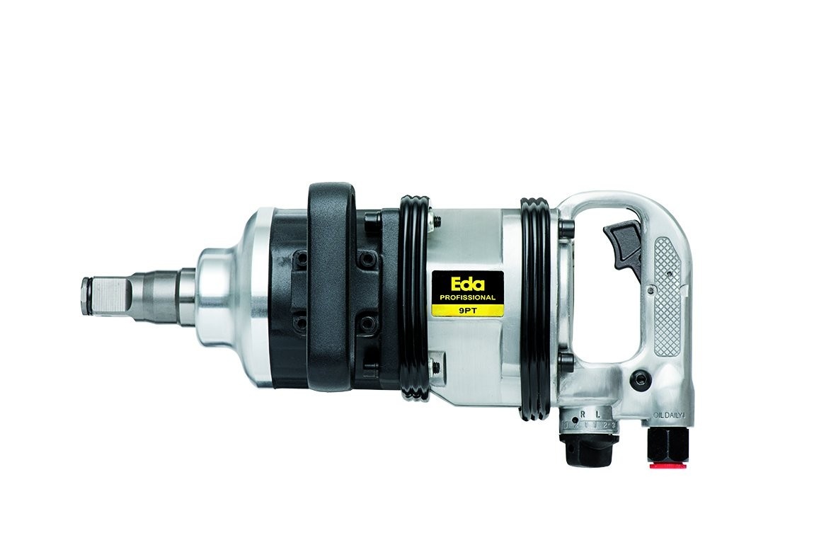 Chave de Impacto Pneumática EDA 1" 3.900 RPM Pescoço Curto - Potência e Precisão Profissional
