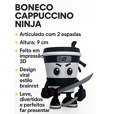 3d-bailarina-e-capuccino-ninja-brainrot-bonecos
