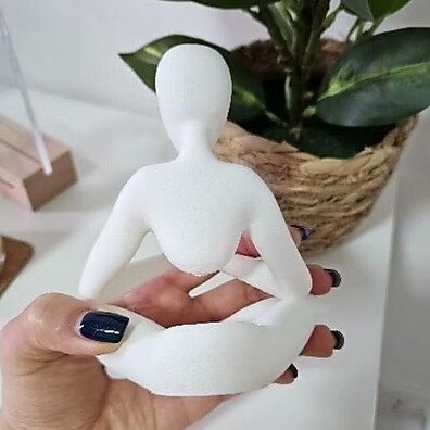 Escultura Meditação: Zen e Design 3D