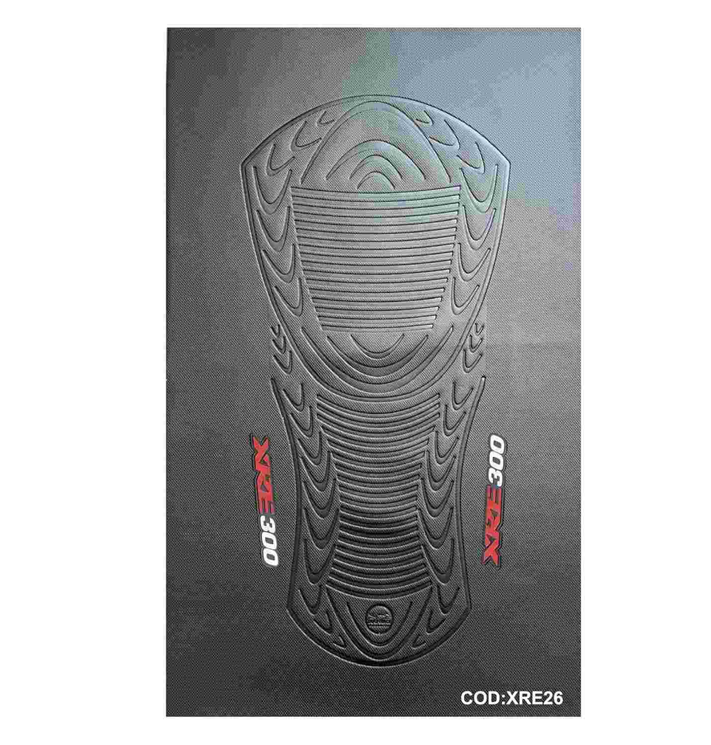 Capa Banco Moto Emborrachada 3D Preta Universal XRE 300 - Antiderrapante e Impermeável