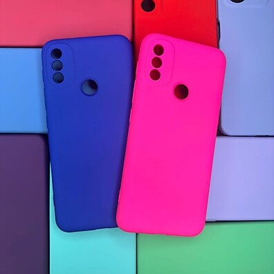 Moto E20 Protegido: Capa Aveludada + Película 3D