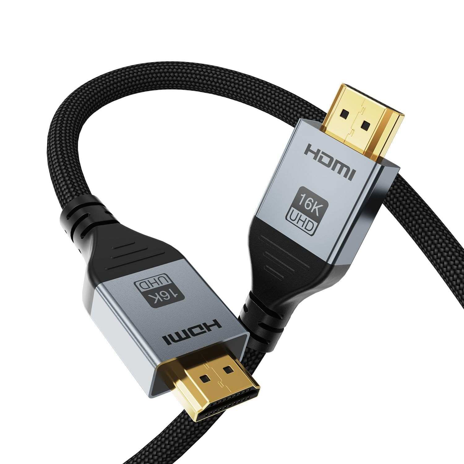 Cabo HDMI 16K Angusplay 3M - Velocidade 96Gbps, 16K@60Hz, 8K@240Hz, HDR10+, eARC, HDMI 2.1/2.2 para PS5, Xbox Series X, PC Gamer