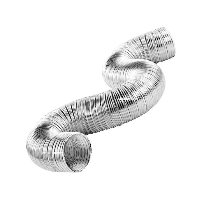 Duto Semiflexível em Alumínio 63mm 3m - Resistente e Versátil para Ventilação