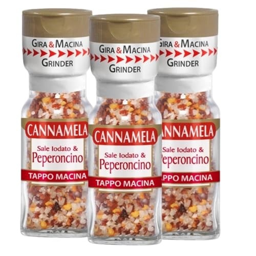 Kit c/ 3und Sal Iodado com Pimenta Calabresa CANNAMELA 48g