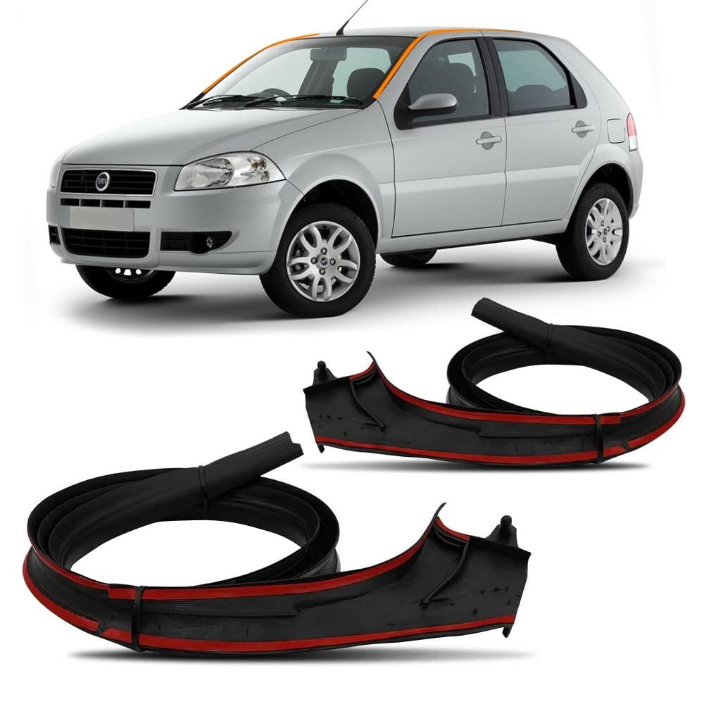Par de Pingadeiras de Borracha para Fiat Palio (1996-2011) 4 Portas - Proteção Essencial