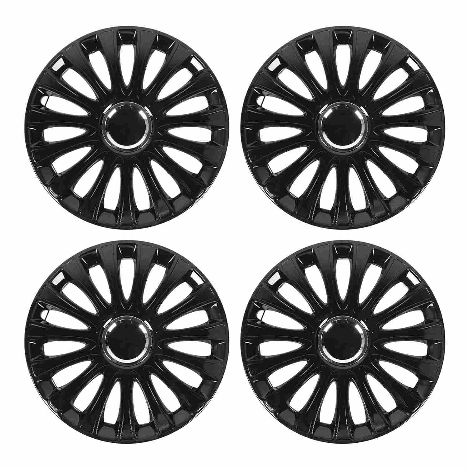 Kit 4 Tampas Calotas Aro 14 ABS Premium: Proteção e Estilo para Seu Carro