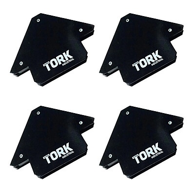 4 Esquadros Magnético 12kg Solda - Super Tork