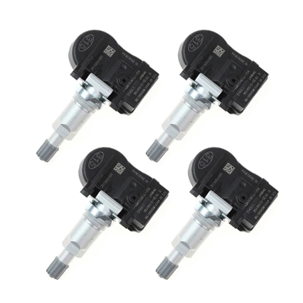 Kit 4 Sensores TPMS para Dodge Caliber, Jeep Compass e Grand Cherokee - Pressão de Pneu 68078861AC