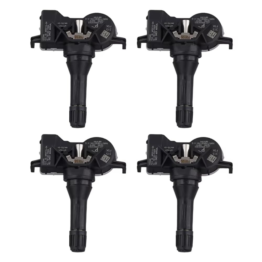 Kit 4 Sensores TPMS 40700-3AN1D para Nissan Versa e Sentra - Monitoramento Inteligente de Pressão