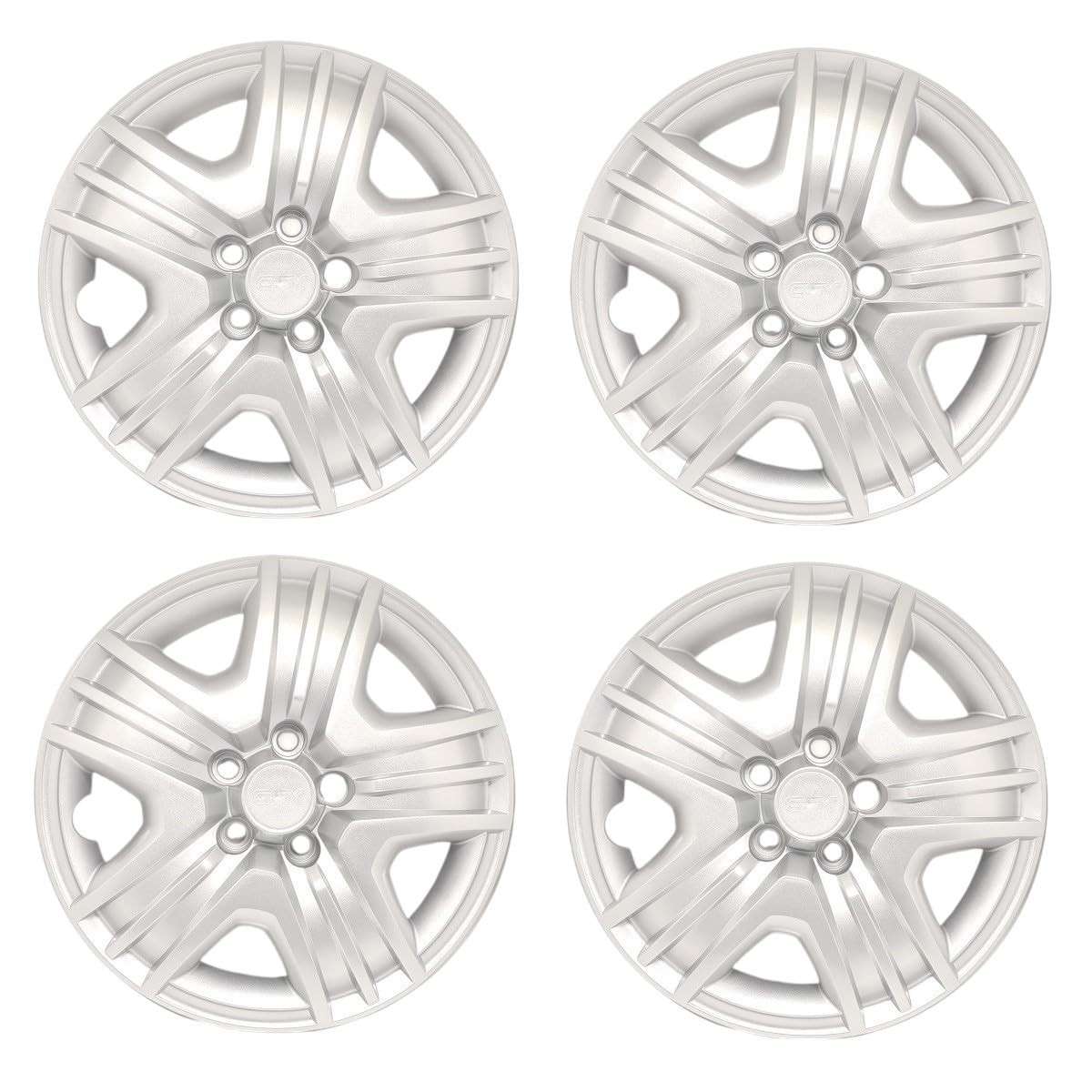 Kit 4 Calotas Aro 16 Prata para Fiat Toro 2022 - Design Moderno e Proteção