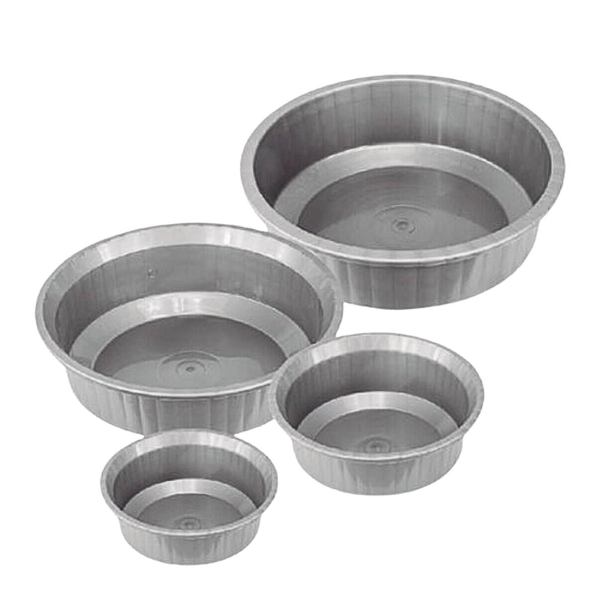 Kit com 4 Bacias Plásticas P/M/G/GG Arqplast - Versátil e Resistente para Qualquer Ambiente