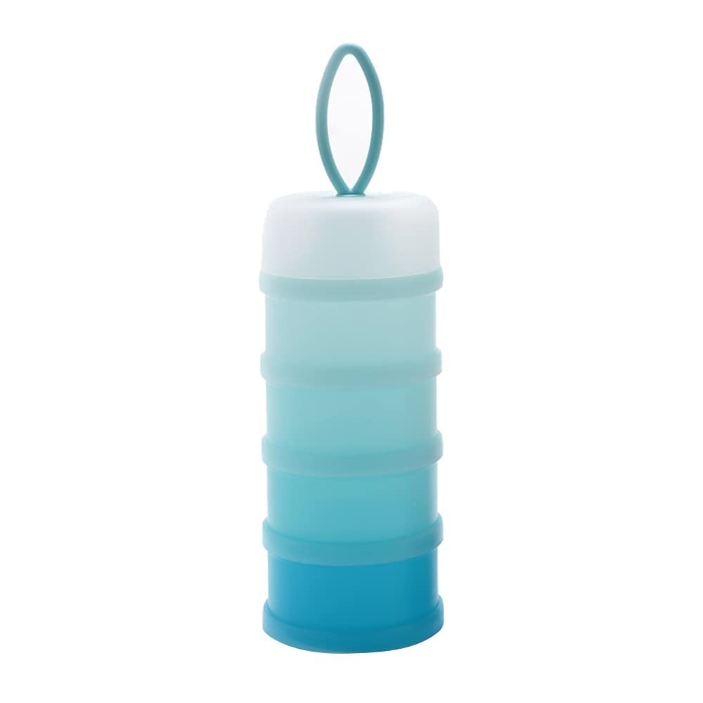 Recipiente Portátil para Fórmula Infantil 4 Camadas 50g - Armazenamento Seguro e Prático para Viagens