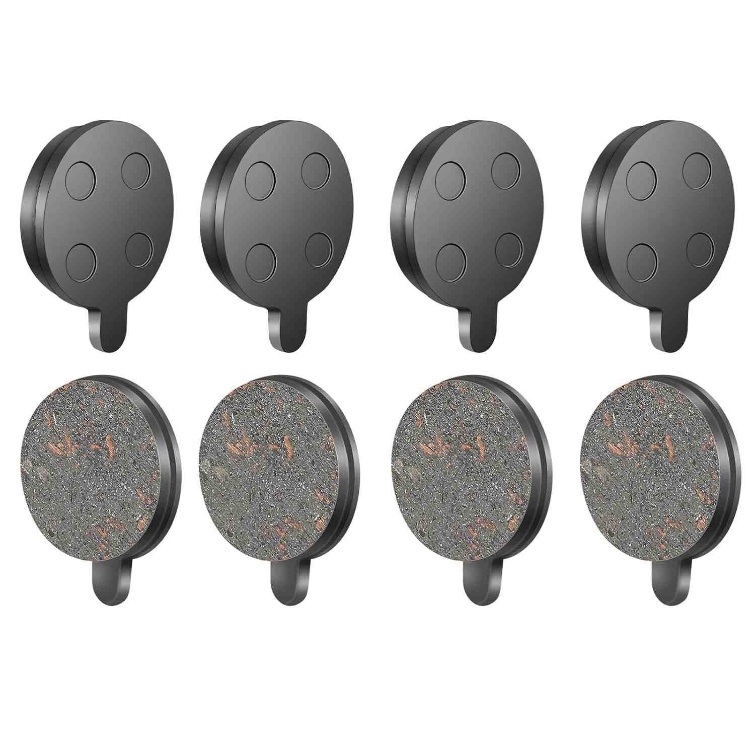 4 Pares de Pastilhas de Freio Semimetálicas para Scooter Elétrica 10 Polegadas - Segurança e Desempenho