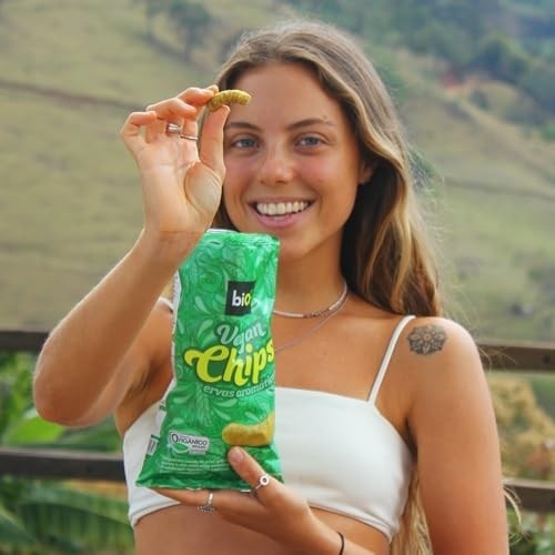 Salgadinho Orgânico biO2 Vegan Chips Ervas 40 g, Vegano e sem Glúten
