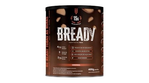 Bready Superfood Pão Proteico Sem Glúten Sabor Original 400g