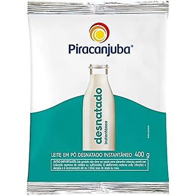 Leite Piracanjuba Desnatado Instantâneo 400g: Leveza e Sabor