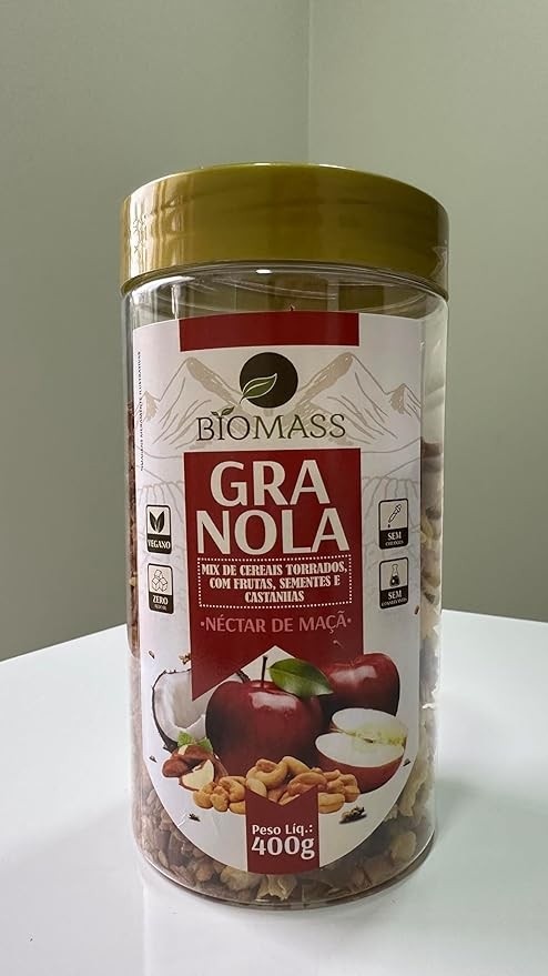 Granola Néctar de Maçã, Mix de Cereais Torrados com Frutas e Castanhas, 400g (BOWL)