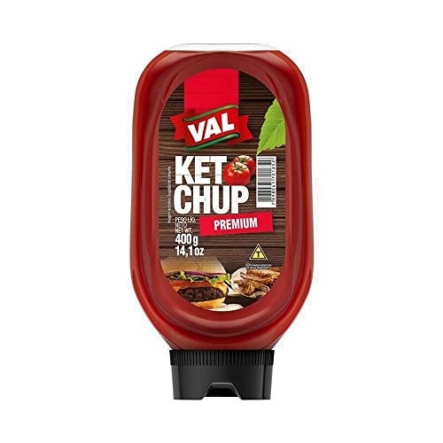 VAL Ketchup Premium Tradicional 400G Top Down Val Alimentos