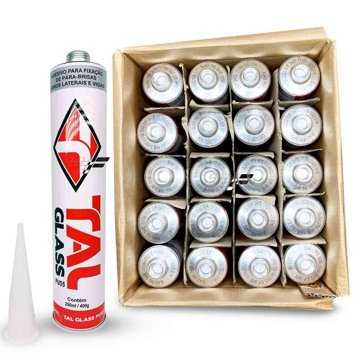 Cola para Parabrisa Automotivo PU Talglass 658 400g - Selante Profissional PU55 (Kit Cx 20 Un.)